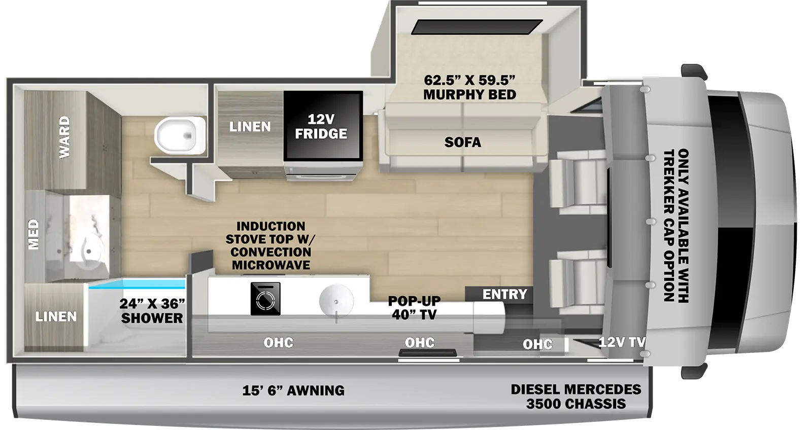 Forester Mbs 2401DSB Floorplan